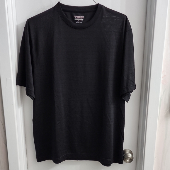 Roundtree & Yorke Black Short Sleeve Tee - Picture 1 of 1